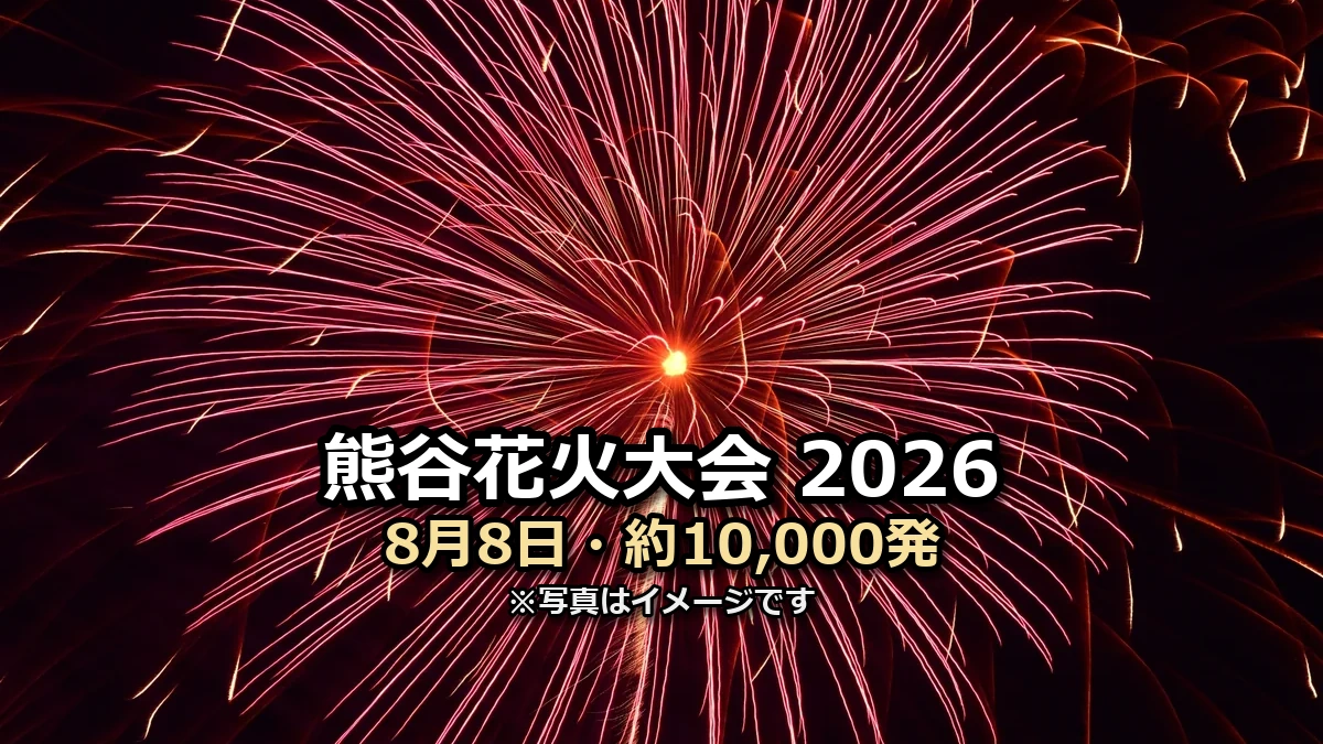 熊谷花火大会の案内用画像